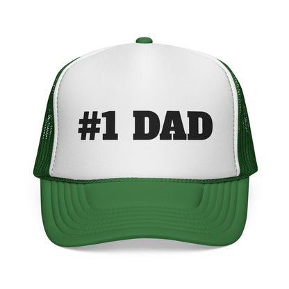 Number #1 Dad Trucker Cap | Mesh Baseball Hat