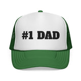 Number #1 Dad Trucker Cap | Mesh Baseball Hat