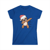 Dabbing Sloth Santa Tee | Christmas Sloth Holiday Shirt