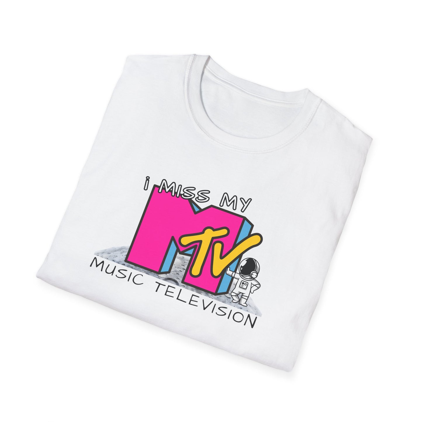 I Miss My MTV T-Shirt | Retro 80s MTV Logo Music Television Tee - NautiCurl LLC
