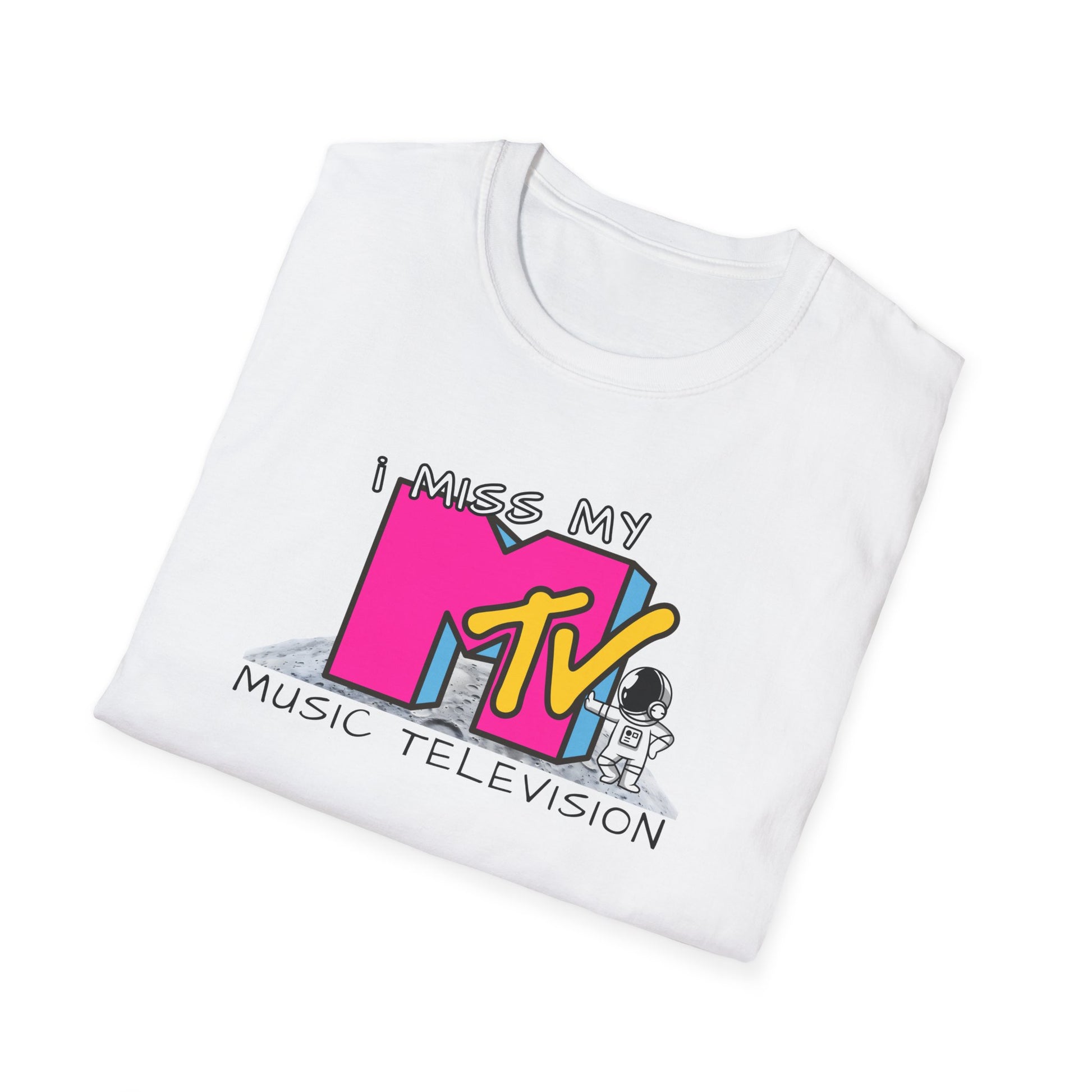 I Miss My MTV T-Shirt | Retro 80s MTV Logo Music Television Tee - NautiCurl LLC