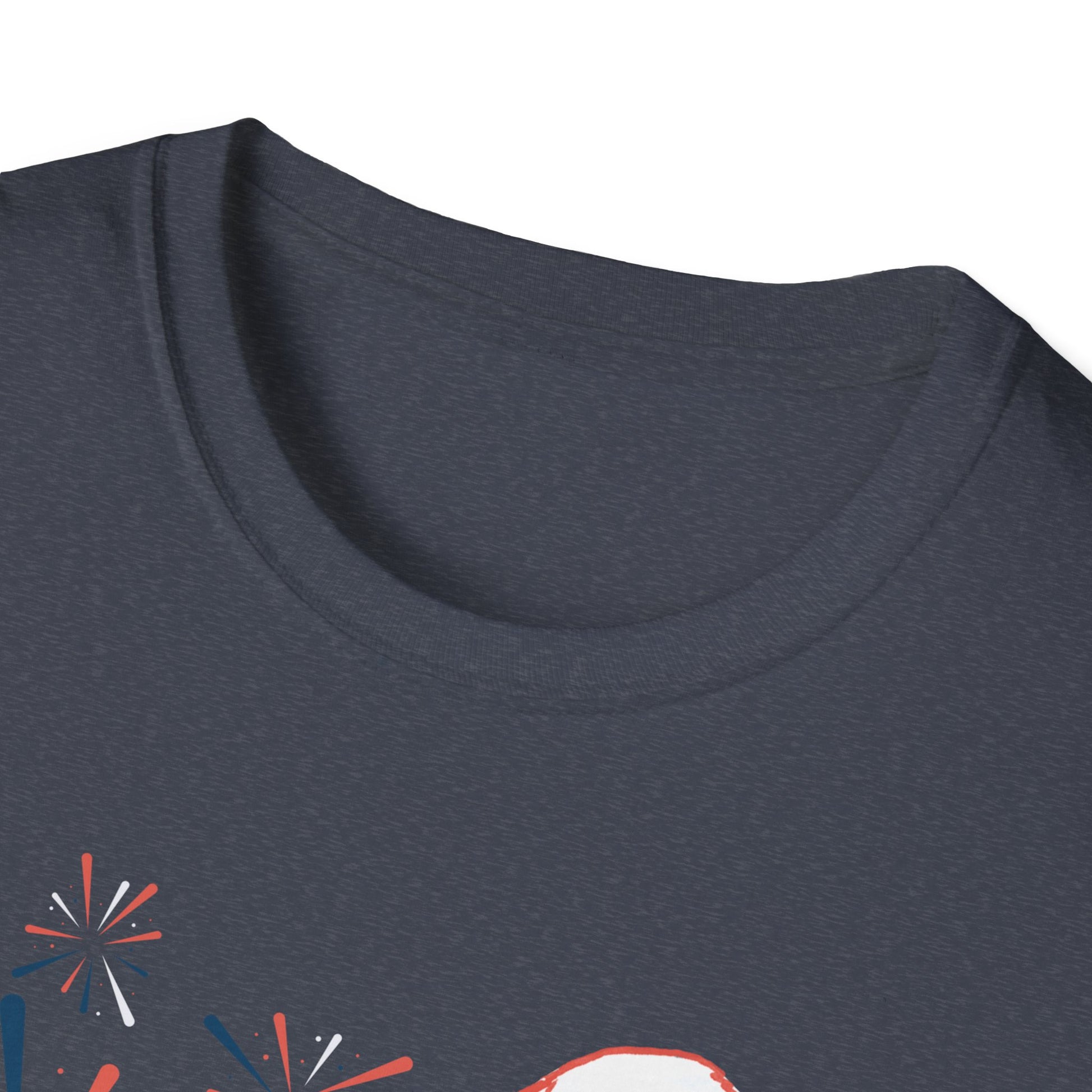 Patriotic Bald Eagle T-Shirt | America sketch with fireworks - NautiCurl LLC