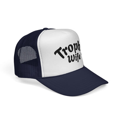 Trophy WifeTrucker Cap | Mesh Baseball Hat - NautiCurl LLC