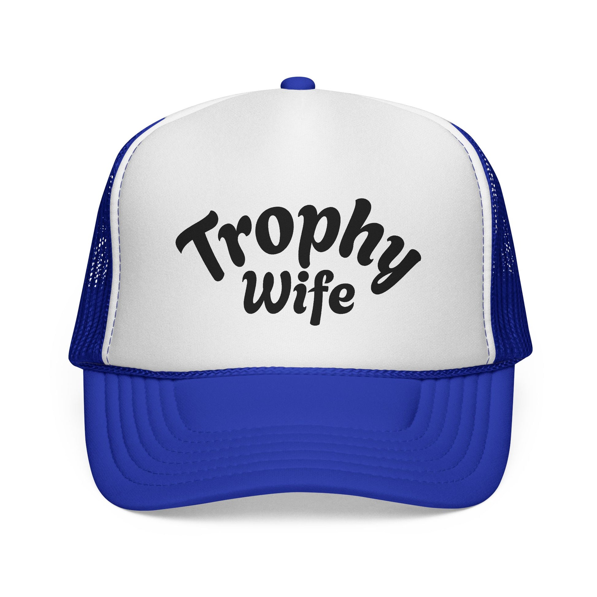 Trophy WifeTrucker Cap | Mesh Baseball Hat - NautiCurl LLC
