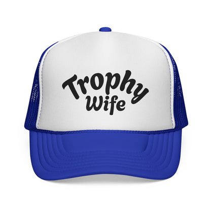 Trophy WifeTrucker Cap | Mesh Baseball Hat - NautiCurl LLC