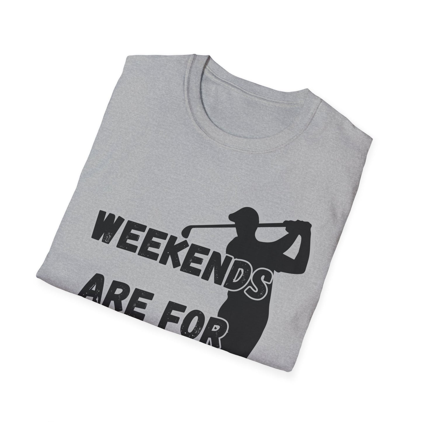 Weekends Are For Wedges T-Shirt | Golf Golfer Silhouette - NautiCurl LLC