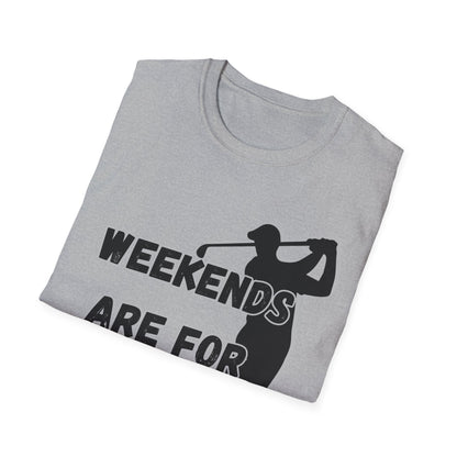 Weekends Are For Wedges T-Shirt | Golf Golfer Silhouette - NautiCurl LLC