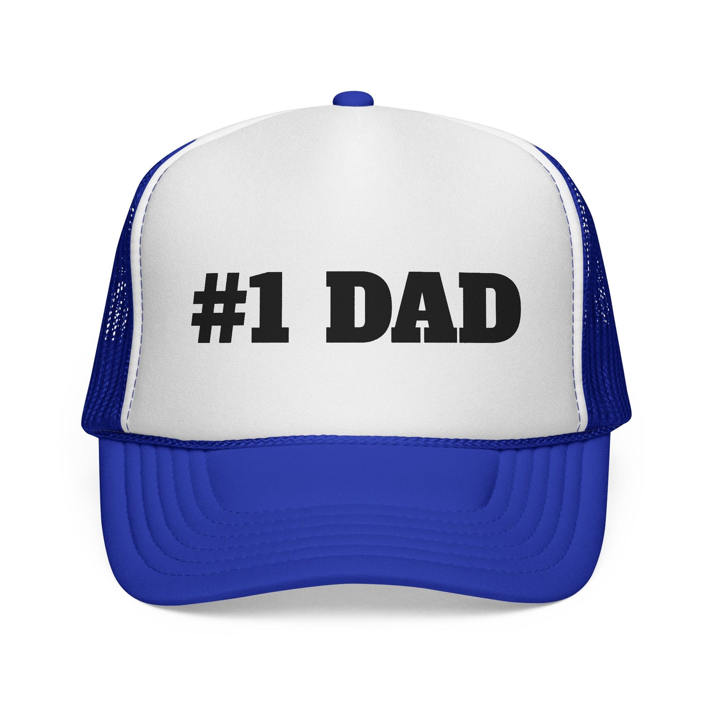 Number #1 Dad Trucker Cap | Mesh Baseball Hat