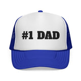 Number #1 Dad Trucker Cap | Mesh Baseball Hat