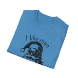 I Like Men With Beards T-Shirt | Santa Beard Holiday Tee