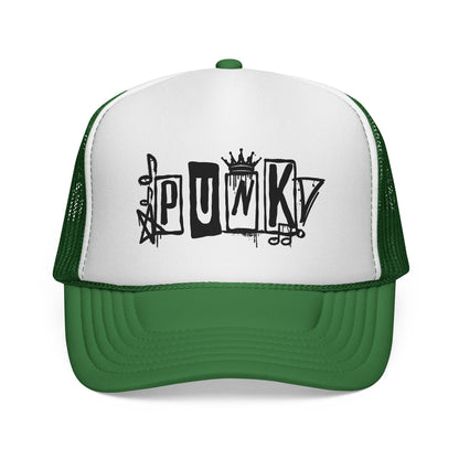 Punk Graffiti Trucker Cap | Mesh Baseball Hat