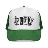 Punk Graffiti Trucker Cap | Mesh Baseball Hat
