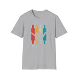 Rope Duty shaka hand T-Shirt | WakeSurf Retro Stripe Design