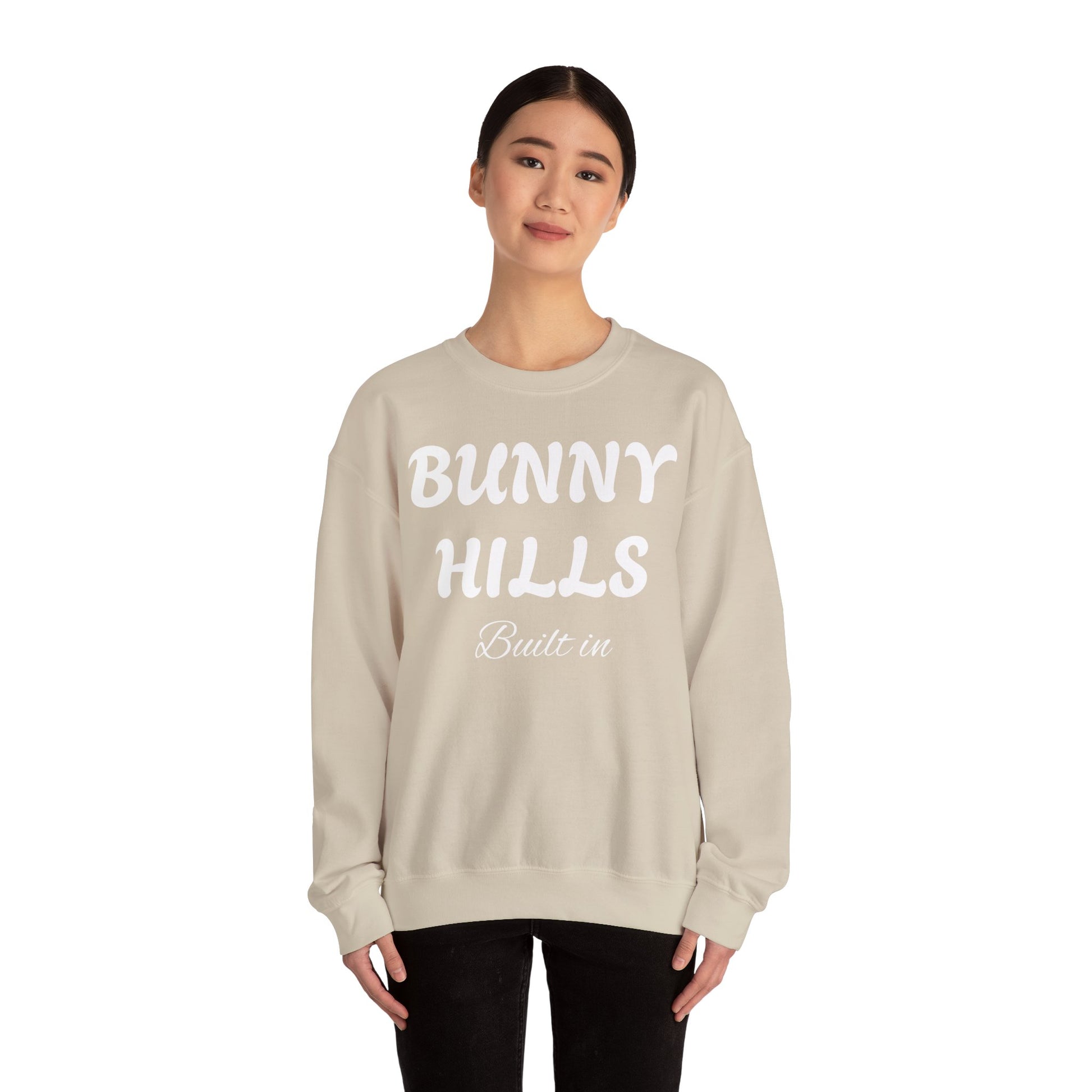 Bunny Hills Sweatshirt | Retro Script Winter Typography - NautiCurl LLC