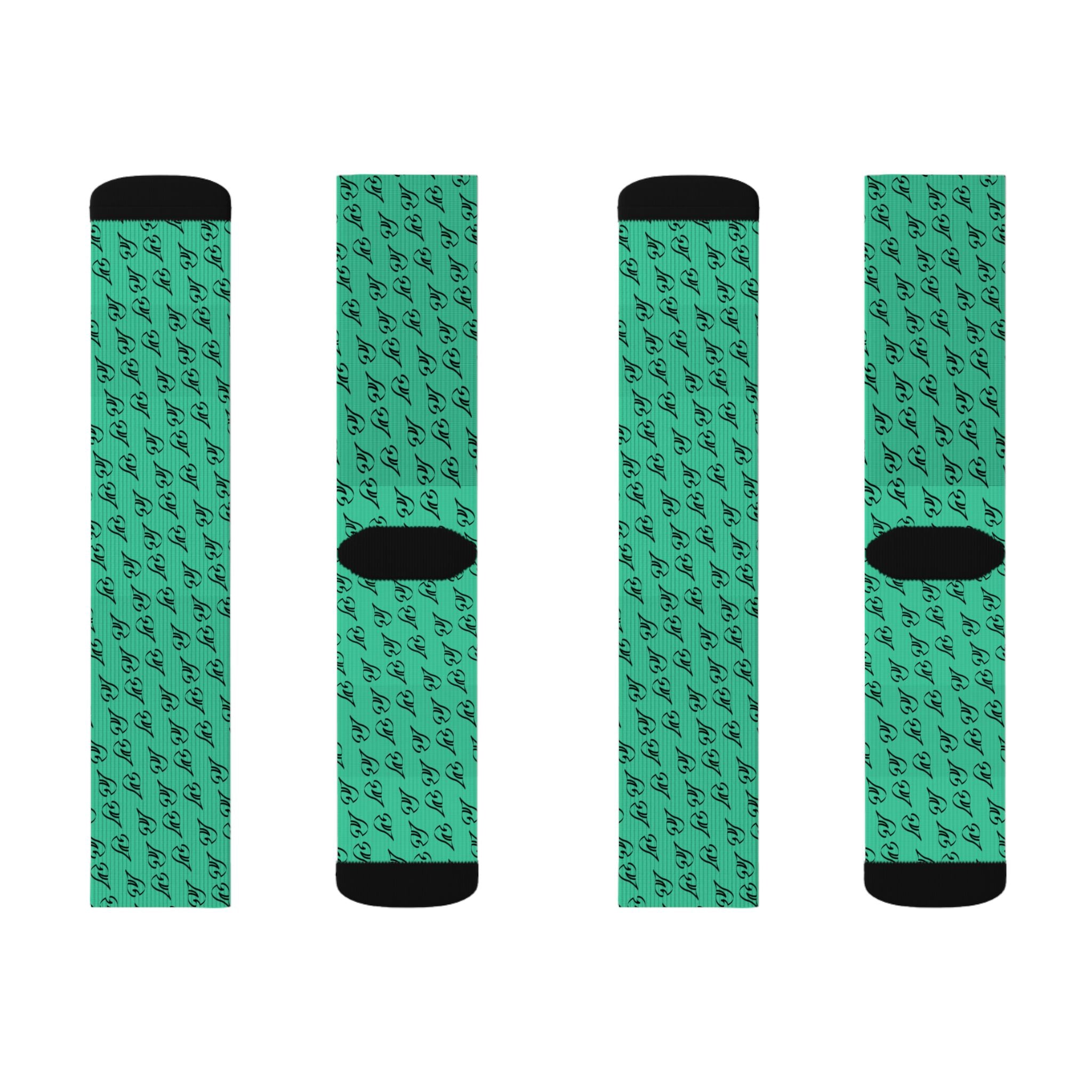 NautiCurl Drop Pattern Socks | Sublimation Printed Socks