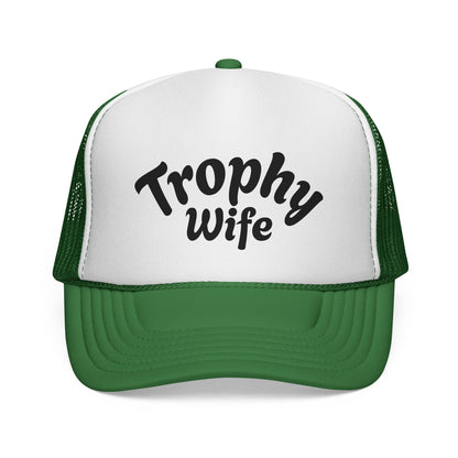 Trophy WifeTrucker Cap | Mesh Baseball Hat - NautiCurl LLC