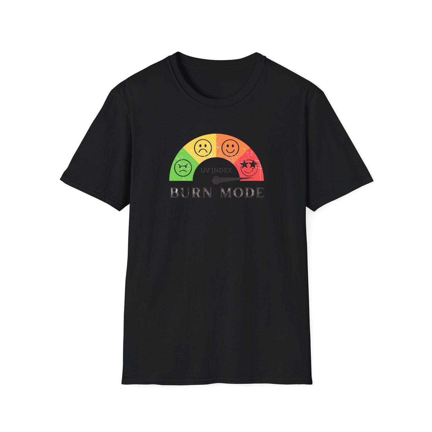 UV Index Burn Mode T-Shirt | Sun Safety Graphic Tee - NautiCurl LLC