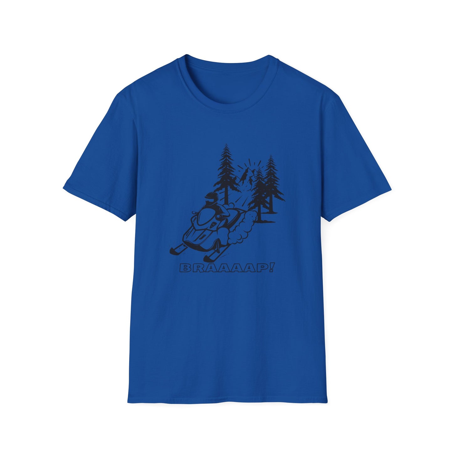 Snowmobile BRRAAAP! T-Shirt | Winter Racing Graphic - NautiCurl LLC