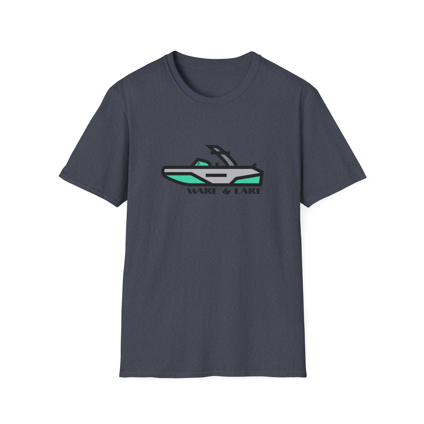 Wake & Lake Boat T‑Shirt — Wakeboard & Wakesurf / Lake Life Graphic Tee