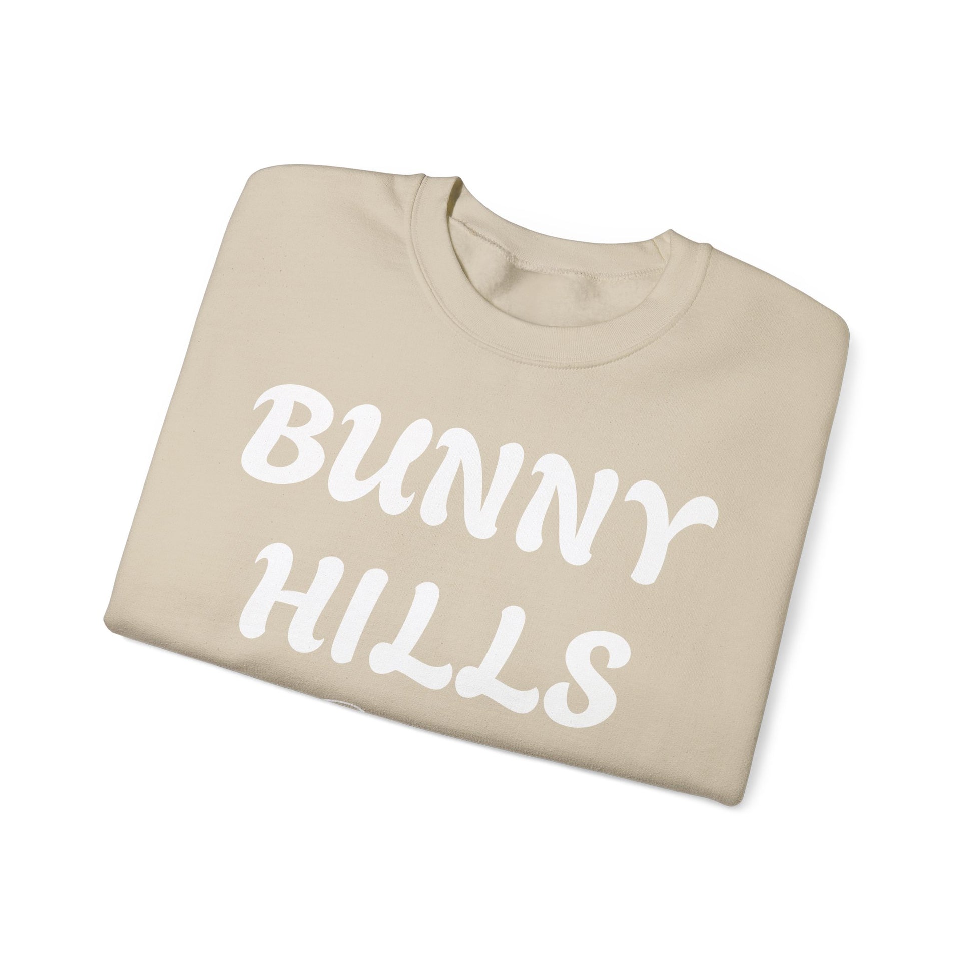 Bunny Hills Sweatshirt | Retro Script Winter Typography - NautiCurl LLC
