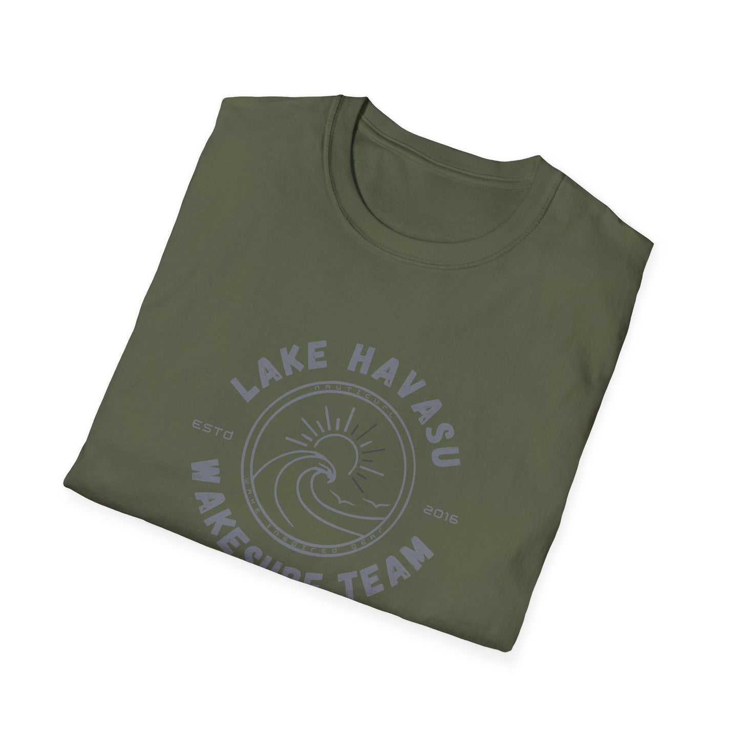 Lake Havasu Wakesurf Team T-Shirt | Wave Logo - NautiCurl LLC