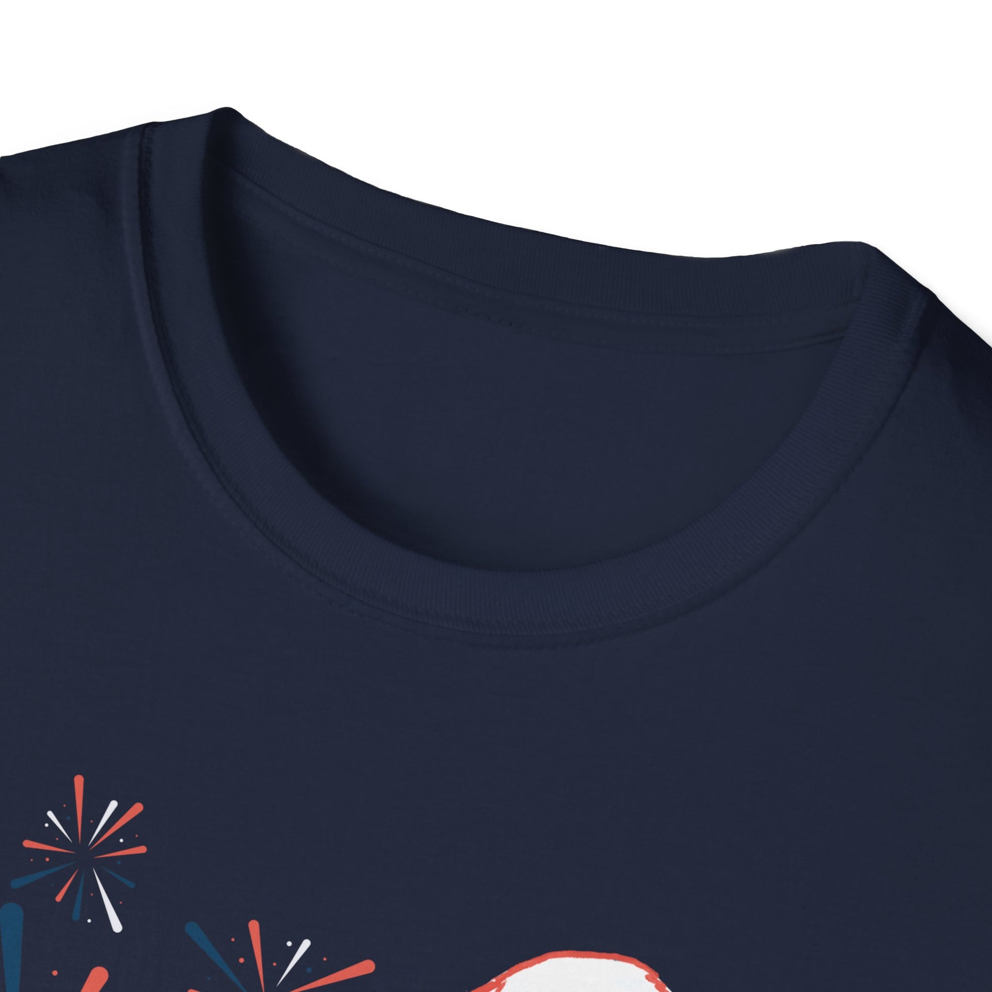 Patriotic Bald Eagle T-Shirt | America sketch with fireworks - NautiCurl LLC