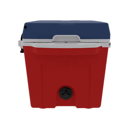 Taiga Coolers 27 Quart Red White and Blue Cooler