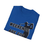 Weekends Are For Wedges T-Shirt | Golf Golfer Silhouette