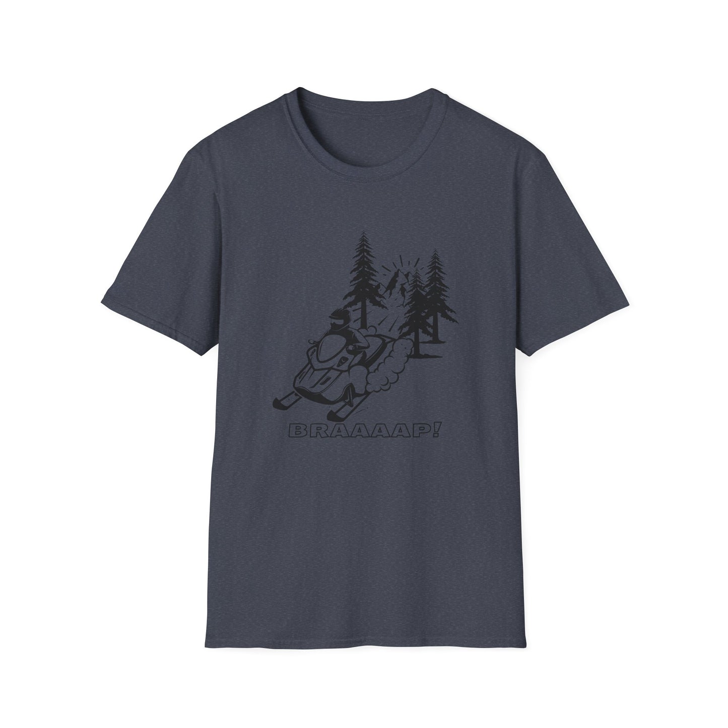 Snowmobile BRRAAAP! T-Shirt | Winter Racing Graphic - NautiCurl LLC