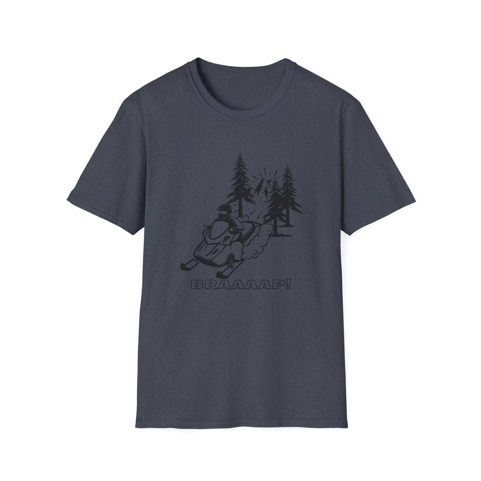 Snowmobile BRRAAAP! T-Shirt | Winter Racing Graphic - NautiCurl LLC