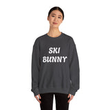 Ski Bunny Sweatshirt | Retro Script Winter Typography