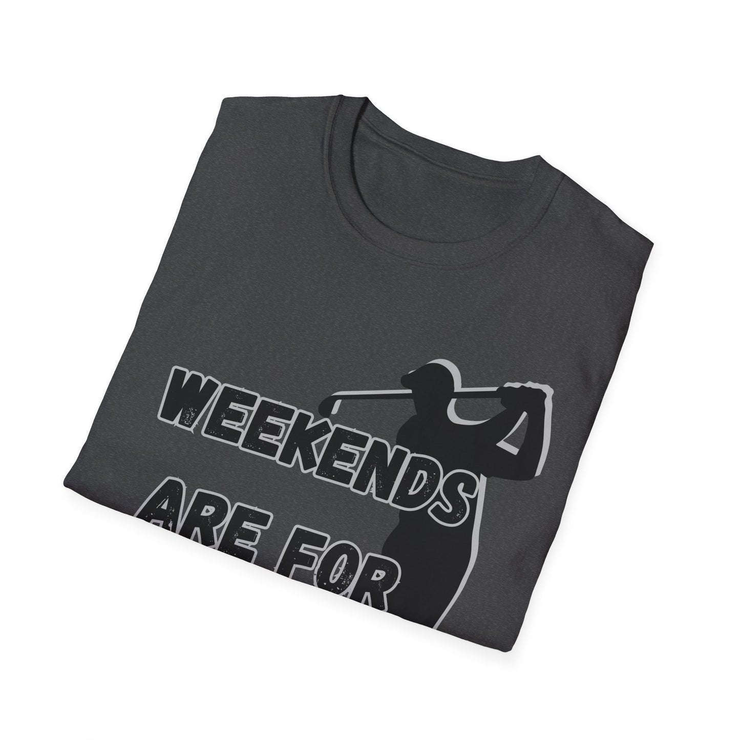 Weekends Are For Wedges T-Shirt | Golf Golfer Silhouette - NautiCurl LLC