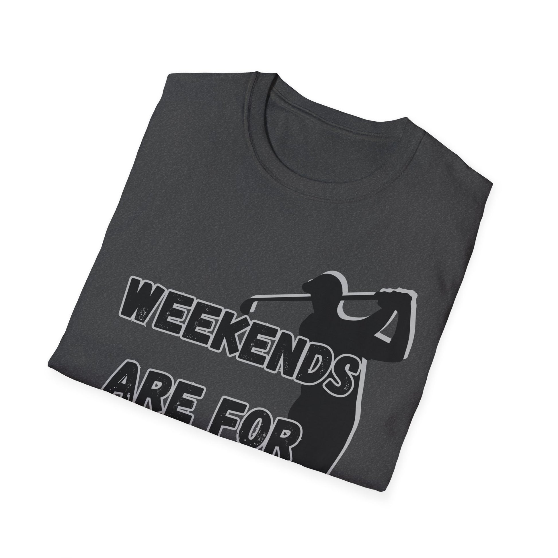 Weekends Are For Wedges T-Shirt | Golf Golfer Silhouette - NautiCurl LLC