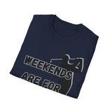 Weekends Are For Wedges T-Shirt | Golf Golfer Silhouette
