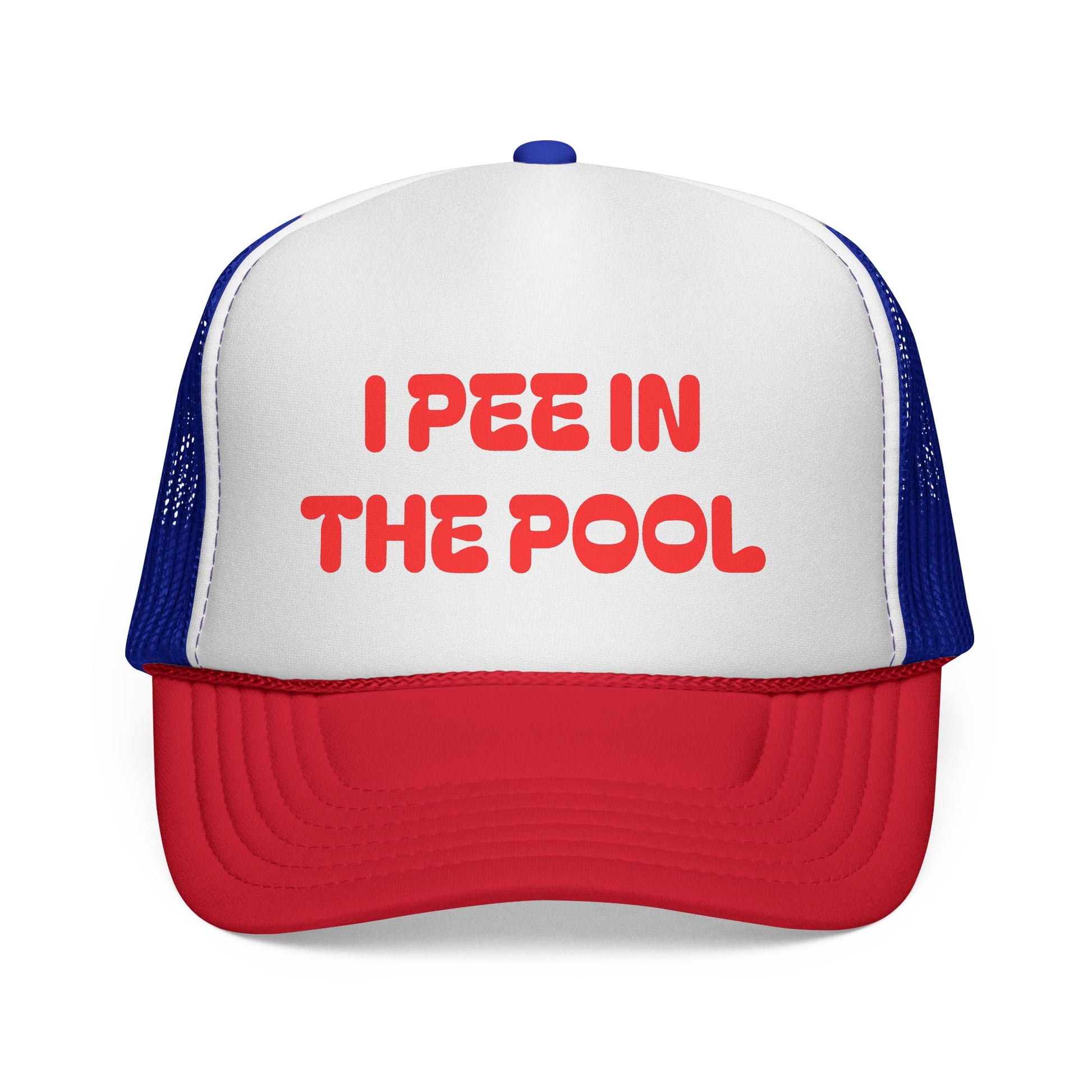 I Pee in the Pool Trucker Cap | Funny Winter Hat - NautiCurl LLC