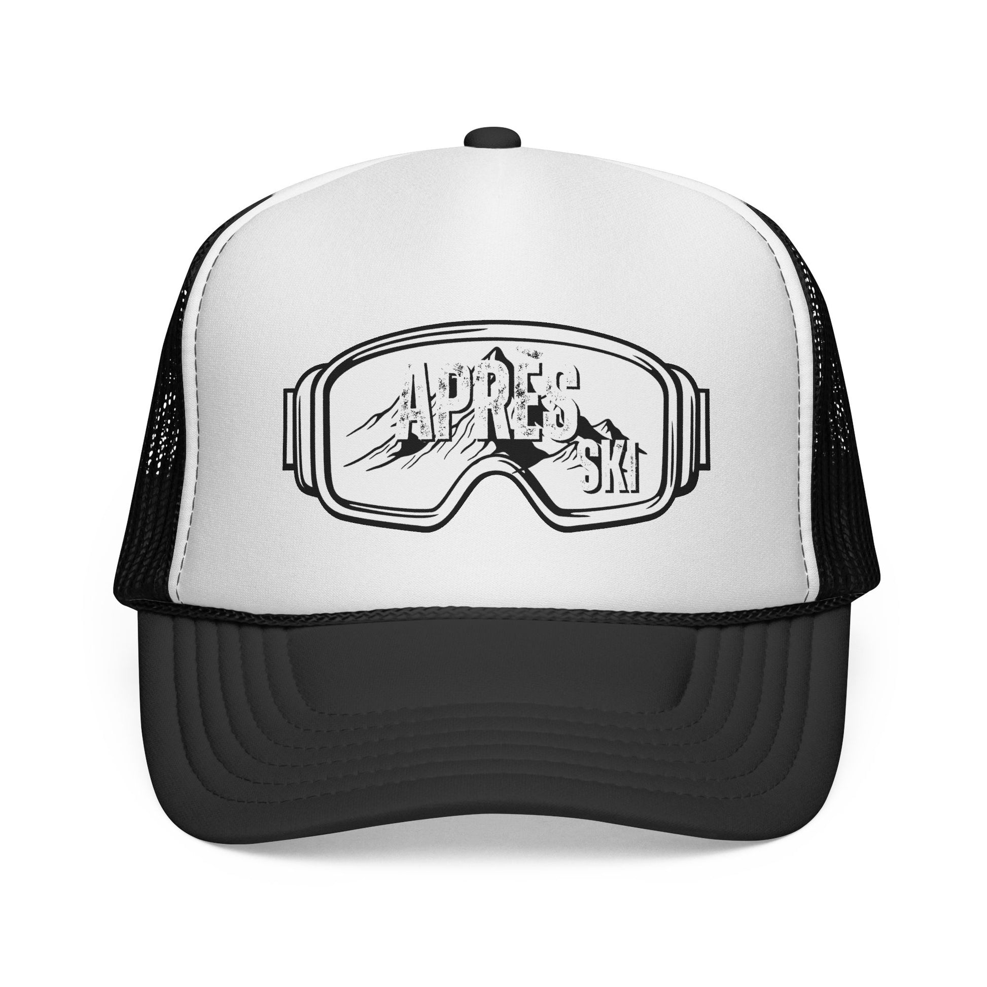 Apres Ski Goggles Trucker Cap | Skiing Mountain Mesh Snapback - NautiCurl LLC