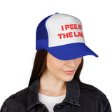 I Pee in the Lake Trucker Cap | Funny Winter Hat