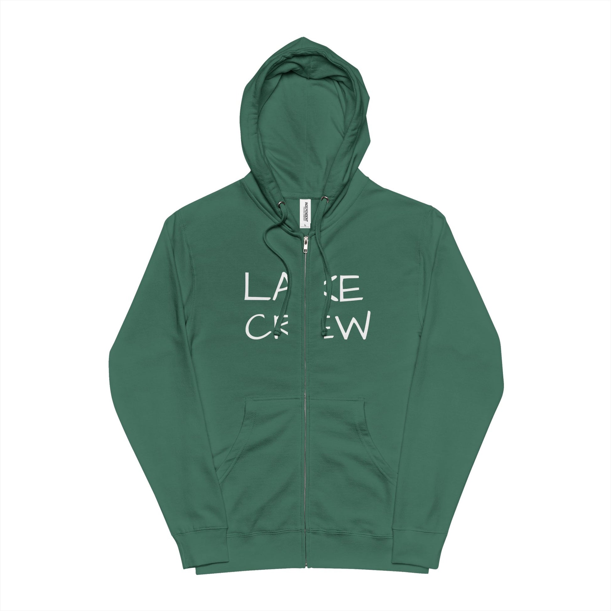 Lake Crew Hoodie | Zip-Up Fleece Hooded Sweatshirt - NautiCurl LLC