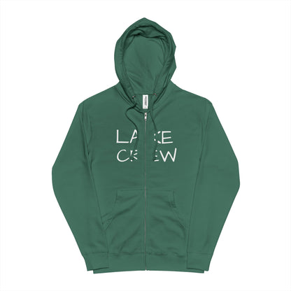 Lake Crew Hoodie | Zip-Up Fleece Hooded Sweatshirt - NautiCurl LLC