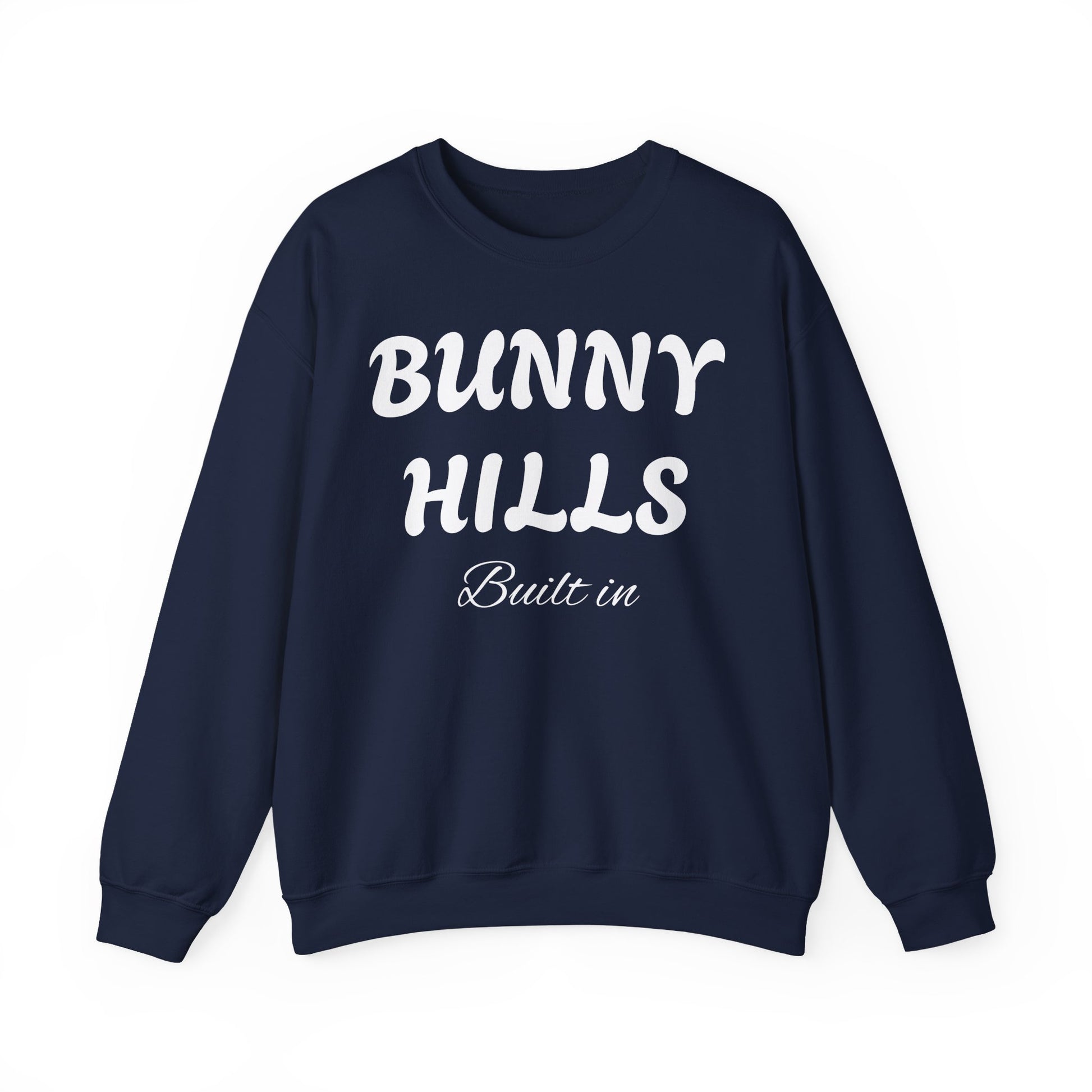 Bunny Hills Sweatshirt | Retro Script Winter Typography - NautiCurl LLC