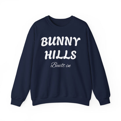 Bunny Hills Sweatshirt | Retro Script Winter Typography - NautiCurl LLC