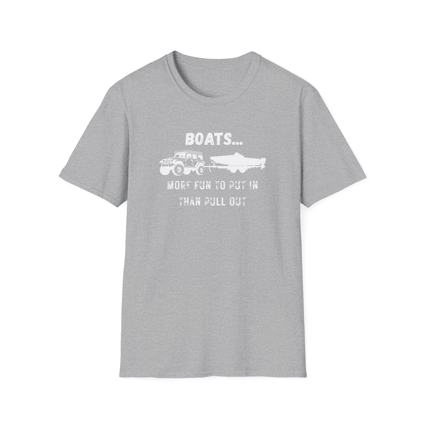 Boats...More Fun To Put in Than Pull Out T-Shirt | Funny Witty Tee - NautiCurl LLC