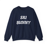 Ski Bunny Sweatshirt | Retro Script Winter Typography