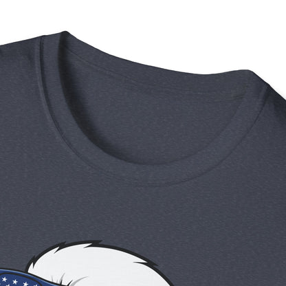 Patriotic Bald Eagle MERICAW T-Shirt | American Flag Sunglasses, Fourth of July - NautiCurl LLC