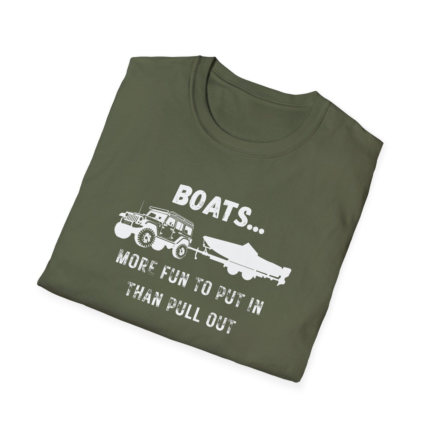 Boats...More Fun To Put in Than Pull Out T-Shirt | Funny Witty Tee - NautiCurl LLC