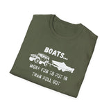 Boats...More Fun To Put in Than Pull Out T-Shirt | Funny Witty Tee