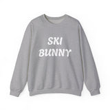 Ski Bunny Sweatshirt | Retro Script Winter Typography