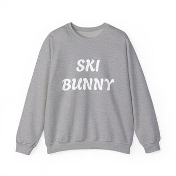Ski Bunny Sweatshirt | Retro Script Winter Typography