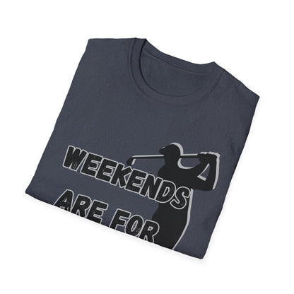 Weekends Are For Wedges T-Shirt | Golf Golfer Silhouette - NautiCurl LLC