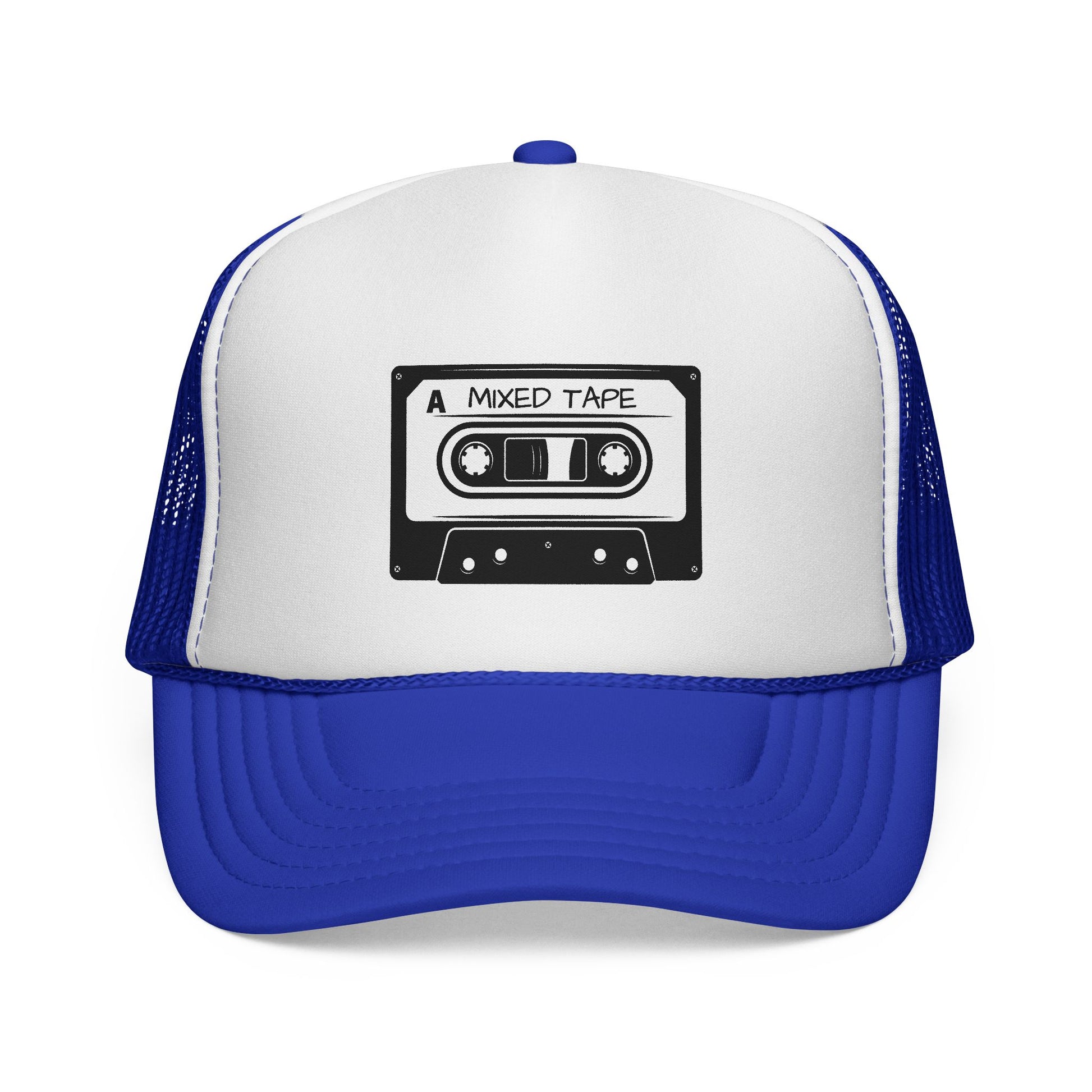 Mixed Tape Cassette Trucker Cap | Mesh Trucker - NautiCurl LLC